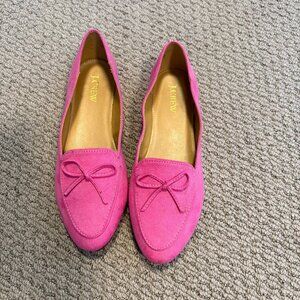 J.Crew Pink Loafers Size 7.5 NWOT